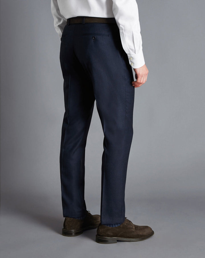 Navy Slim Fit End On End Ultimate Performance Suit Trouser