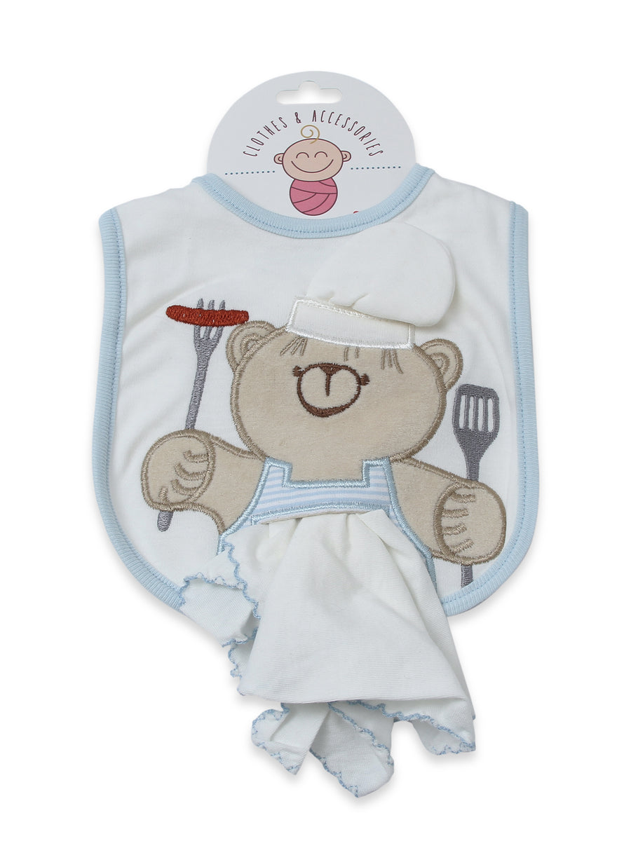 Mamasita Baby Fancy Bib With Face Towel #8065 (W-22)