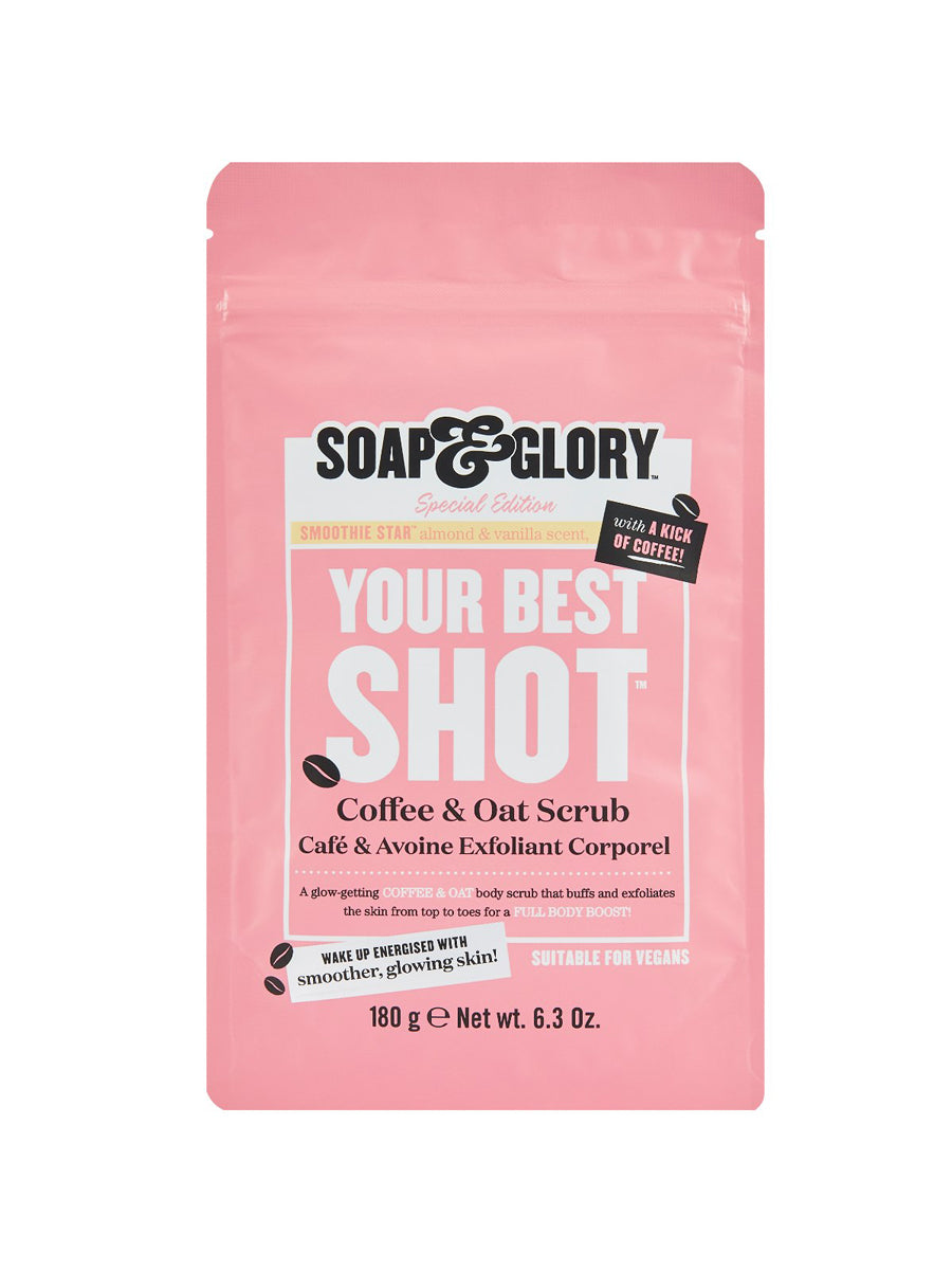 Soap & Glory Your Best Shot Coffee & Oat Face Scrub 180Gm
